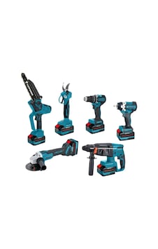 Catpower 1560 Kömürsüz Akülü 6lı Set Matkap,somun Sıkma,kırıcı,delici,avuç Taşlama,zinciri Testere,dal Budama 20v 4.0ah Catpower 1560 Kömürsüz Akülü 6lı Set Matkap,somun Sıkma,kırıcı,delici,avuç Taşlama,zinciri Testere,dal Budama 20v 4.0ah