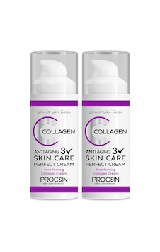 Procsın Anti-aging Etkili Collagen Krem, Yaşlanma & Kırışıklık Karşıtı, Cilt Sıkılaştırıcı & Yenileyici, Günlük Bakım, 50 Ml 2 Paketi Procsın Anti-aging Etkili Collagen Krem, Yaşlanma & Kırışıklık Karşıtı, Cilt Sıkılaştırıcı & Yenileyici, Günlük Bakım, 50 Ml 2 Paketi