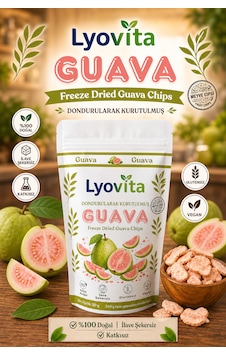 Guava Dondurularak Kurutulmuş Freeze Dried 20 G Guava Dondurularak Kurutulmuş Freeze Dried 20 G