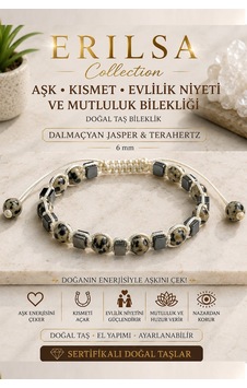 Sertifikalı Aşk Kısmet Evlilik Niyeti Mutluluk Bilekliği Dalmaçyan Jasper Terahertz 6 Mm Çok renkli Sertifikalı Aşk Kısmet Evlilik Niyeti Mutluluk Bilekliği Dalmaçyan Jasper Terahertz 6 Mm Çok renkli