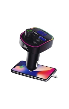 Andowl Q-c57 Bluetooth Araç Fm Transmitter - Çift Usb Araç Şarj Cihazı Ve Handsfree Mp3 Çalar Rainbow Led Andowl Q-c57 Bluetooth Araç Fm Transmitter - Çift Usb Araç Şarj Cihazı Ve Handsfree Mp3 Çalar Rainbow Led