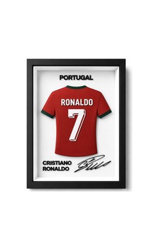 Ronaldo Yazılı İmzalı Çerçeve Forma Masa Üstü Tablo Fotoğraflık Hediyelik Çok Renkli - 935401583 Çok Renkli Ronaldo Yazılı İmzalı Çerçeve Forma Masa Üstü Tablo Fotoğraflık Hediyelik Çok Renkli - 935401583 Çok Renkli