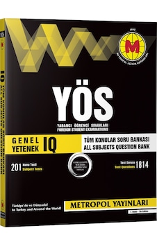 Yös Genel Yetenek (Iq) Tüm Konular Soru Bankası Yös Genel Yetenek (Iq) Tüm Konular Soru Bankası