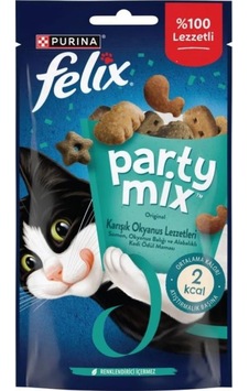 Felix Party Mix Karışık Okyanus Lezzetleri Kedi Ödül Maması 60 Gr Felix Party Mix Karışık Okyanus Lezzetleri Kedi Ödül Maması 60 Gr