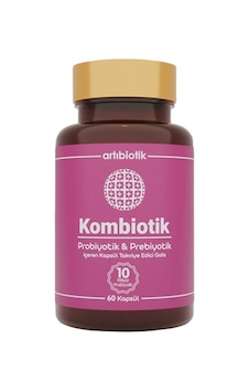 Doğadan Bizim Artıbiotik Kombiotik Probiyotik & Prebiyotik 60 Kapsül Doğadan Bizim Artıbiotik Kombiotik Probiyotik & Prebiyotik 60 Kapsül
