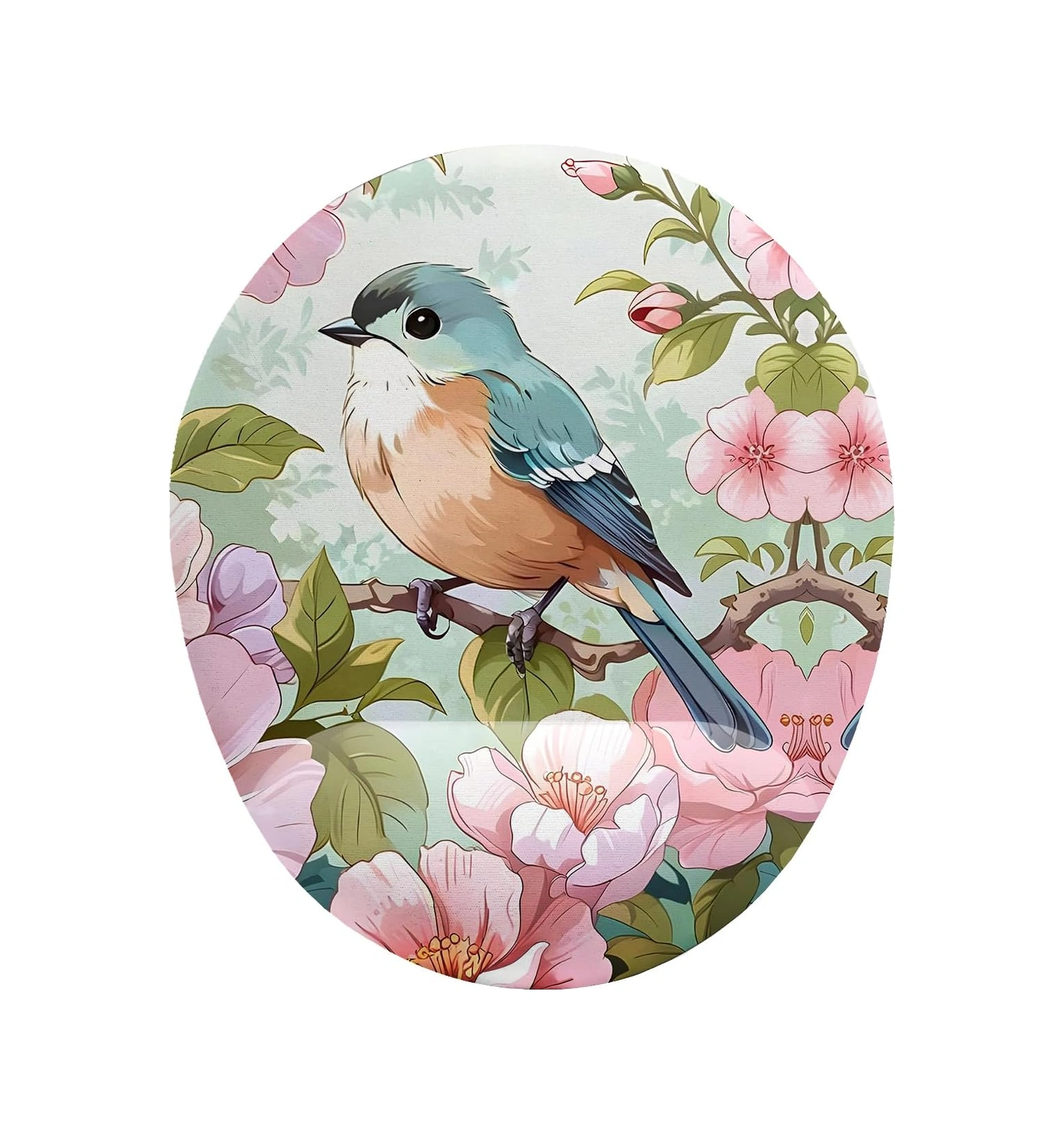 Kuş Ve Çiçek Desenli Mouse Pad Kuş Ve Çiçek Desenli Mouse Pad