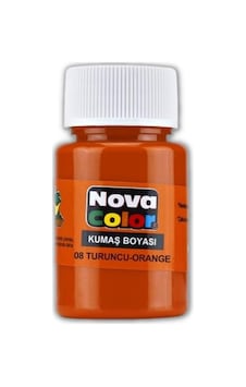Kumaş Boyası Tişört Çanta Tekstil Boyası 30 Ml 1 Adet Nova Color Kumaş Boyası 1 Adet Turuncu Kumaş Boyası Tişört Çanta Tekstil Boyası 30 Ml 1 Adet Nova Color Kumaş Boyası 1 Adet Turuncu