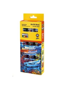 Nova Color Akrilik Boya Sise 12'li 17 ML Nc-2008