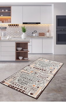 Fıncan Ekru Djt 80X200 Cm Mutfak Halısı