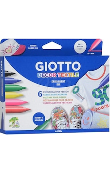 Giotto Decor Textile Kumaş Boyama Kalemi 6 Renk 494800 Giotto Decor Textile Kumaş Boyama Kalemi 6 Renk 494800