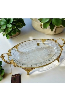 Royking Ayaklı Oval Sunum Tabağı 43x36x23x5cm Crg160 Royking Ayaklı Oval Sunum Tabağı 43x36x23x5cm Crg160