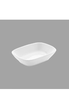 Güral Porselen Kare Beyaz Kayık Tabak 6 Adet 17 Cm Güral Porselen Kare Beyaz Kayık Tabak 6 Adet 17 Cm