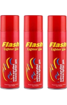 3 Adet Flash Çakmak Gazı 270 ML 3 Adet Flash Çakmak Gazı 270 ML