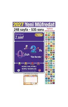 2. Sınıf 2027 0'dan 2'ye Konu Anlatımlı Soru Bankası Türkçe Matematik Hayat Bilgisi İngilizce