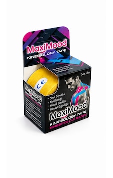 Maximood Kinesiyoloji Bandı 5cm X 5m - Sarı