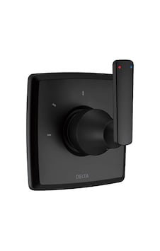 Delta Faucet T11864-bl Ashlyn 3-set 2-port Yönlendirici, Mat Siyah Delta Faucet T11864-bl Ashlyn 3-set 2-port Yönlendirici, Mat Siyah