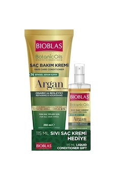 Bioblas Botanic Oils Argan Yağlı Saç Bakım Kremi + Bioblas Sıvı Saç Kremi 250 x 115 ML Bioblas Botanic Oils Argan Yağlı Saç Bakım Kremi + Bioblas Sıvı Saç Kremi 250 x 115 ML