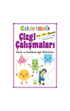 Ema Yayınları Çıkartmalı Çizgi Çalışmaları Renkler Ve Şekiller Ema Yayınları Çıkartmalı Çizgi Çalışmaları Renkler Ve Şekiller