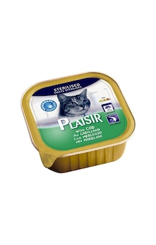 Plaisir Morina Balıklı Pate Kısırlaştırılmış Yetişkin Kedi Yaş Maması 100 G Plaisir Morina Balıklı Pate Kısırlaştırılmış Yetişkin Kedi Yaş Maması 100 G