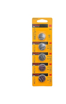 Kodak Max CR2016 Lityum Düğme Pil 5'li Kodak Max CR2016 Lityum Düğme Pil 5'li