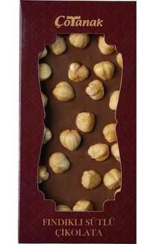 Çotanak Fındıklı Sütlü Tablet Çikolata 100 Gr-98 Çotanak Fındıklı Sütlü Tablet Çikolata 100 Gr-98