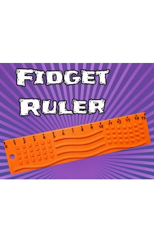 3d Baskı Dokunsal Fidget Cetveli - Kabartmalı Stres Ve Odaklanma Oyuncağı - Turuncu 3d Baskı Dokunsal Fidget Cetveli - Kabartmalı Stres Ve Odaklanma Oyuncağı - Turuncu