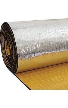 Alüminyum Folyo Kaplı Afk Yapışkanlı İzolasyon Şilte, 5 Mm, 100 Cm, 1 M2