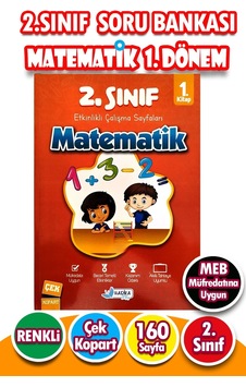 2.sınıf Matematik 1.dönem - Etkinlikli Çalışma Ve Soru Bankası Kitabı