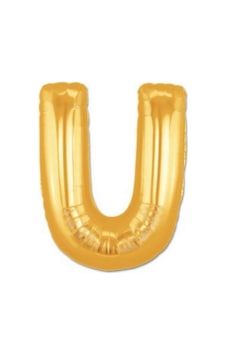 U - 892 - Harf Folyo Balon Altın Renk - Glblseme - 40 İnç U - 892 - Harf Folyo Balon Altın Renk - Glblseme - 40 İnç
