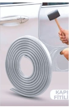 Oto Araç Kapı Koruma Fitili 5 Metre Beyaz Çarpma Çizilme Önleyici Fitil Oto Araç Kapı Koruma Fitili 5 Metre Beyaz Çarpma Çizilme Önleyici Fitil