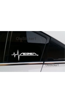 Oto Sticker Fiat Egea Nabız Kalp Atışı Ritim Sticker 2 Adet Oto Sticker Fiat Egea Nabız Kalp Atışı Ritim Sticker 2 Adet