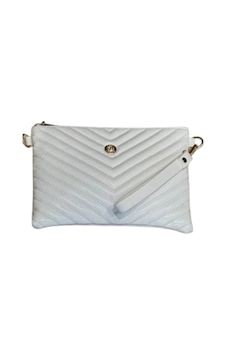 Wikidays.s Moda Trendi V Nakışlı Kapitone Desenli Kadın Portföy El Ve Omuz Çantası Clutch Küçük Boy Beyaz Wikidays.s Moda Trendi V Nakışlı Kapitone Desenli Kadın Portföy El Ve Omuz Çantası Clutch Küçük Boy Beyaz