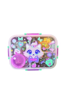 Dream Vest Süslü Kedi Çelik Beslenme Kabı Salata Kaplı Çok Renkli K Dream Vest Süslü Kedi Çelik Beslenme Kabı Salata Kaplı Çok Renkli K