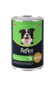 Reflex Plus Sos İçinde Beyaz Balıklı Ve Tatlı Patatesli Yetişkin Köpek Konservesi 400 Gr Reflex Plus Sos İçinde Beyaz Balıklı Ve Tatlı Patatesli Yetişkin Köpek Konservesi 400 Gr