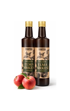 Organik Elma Sirkesi Fermente 500 Ml X 2 Adet