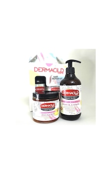 Dermacild Hair Repair Kit Argan Keratin Şampuan ve Saç Maskesi 1 L