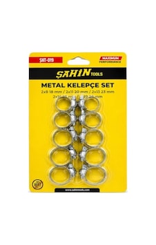 Dordoi Şahin 10 Parça Metal Kelepçe Seti Paslanmaz Hortum Kelepçesi 18-27 Mm Ayarlanabilir Sıkma Kel 0 - 10 CM Dordoi Şahin 10 Parça Metal Kelepçe Seti Paslanmaz Hortum Kelepçesi 18-27 Mm Ayarlanabilir Sıkma Kel 0 - 10 CM