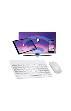 Tüm Cihazlara Uyumlu Akıllı Taşınabilir Şarj Edilebilir Kablosuz Bluetooth Klavye Ve Mause Seti Beyaz - 582815151 Tüm Cihazlara Uyumlu Akıllı Taşınabilir Şarj Edilebilir Kablosuz Bluetooth Klavye Ve Mause Seti Beyaz - 582815151