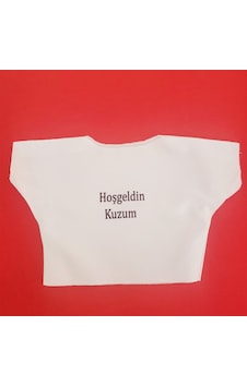 Hoşgeldin Kuzum Yazılı Oyuncak Tişörtü Evimdeyokyok Çok Renkli Hoşgeldin Kuzum Yazılı Oyuncak Tişörtü Evimdeyokyok Çok Renkli