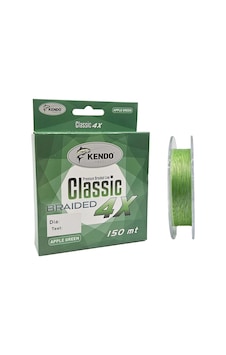 Kendo Classic 4x 150m 0,14mm Apple Green Örgü İp Misina Kendo Classic 4x 150m 0,14mm Apple Green Örgü İp Misina