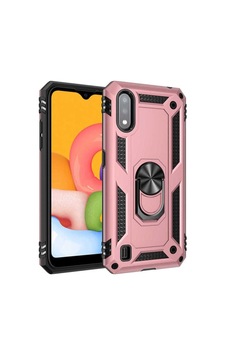 Galaxy A01 Kılıf Zore Vega Kapak Rose Gold Galaxy A01 Kılıf Zore Vega Kapak Rose Gold