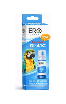Canon Gı-41c 4543c001 Mavi Uyumlu Mürekkep 70ml Canon Gı-41c 4543c001 Mavi Uyumlu Mürekkep 70ml