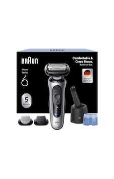 Erkekler İçin Braun Series 6 Elektrikli Tıraş Makinesi, 60 Dk. Pil, 4'ü 1 Arada Smartcare Temizleme İstasyonu, +2 Aparat, Erkekler İçin Kablosuz Islak Ve Kuru Tıraş Makinesi, Su Geçirmez, 62-s7650cc, Gümüş Erkekler İçin Braun Series 6 Elektrikli Tıraş Makinesi, 60 Dk. Pil, 4'ü 1 Arada Smartcare Temizleme İstasyonu, +2 Aparat, Erkekler İçin Kablosuz Islak Ve Kuru Tıraş Makinesi, Su Geçirmez, 62-s7650cc, Gümüş