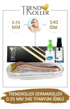 Trendroller Dermaroller 0.25mm Titanyum 540 Iğne Orijinal Derma R Trendroller Dermaroller 0.25mm Titanyum 540 Iğne Orijinal Derma R