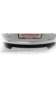 Nissan Qashqai J10 Arka Tampon Eşiği Krom 2007-2013 Nissan Qashqai J10 Arka Tampon Eşiği Krom 2007-2013