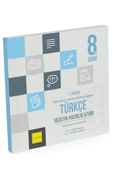 Kare Yayınları 8. Sınıf 1. Dönem Türkçe Yazılıya Hazırlık Kitabı Kare Yayınları 8. Sınıf 1. Dönem Türkçe Yazılıya Hazırlık Kitabı