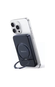 Baseus Picogo 5.000mah Qi2 15w Manyetik Kablosuz 20w Usb-c Pd Hızlı Şarj Standlı Powerbank - Siyah Baseus Picogo 5.000mah Qi2 15w Manyetik Kablosuz 20w Usb-c Pd Hızlı Şarj Standlı Powerbank - Siyah
