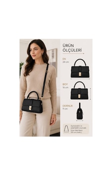Moda Çınar Siyah Ev Ve Kol Çantası Çantası Siyah Moda Çınar Siyah Ev Ve Kol Çantası Çantası Siyah
