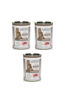La Vital Tahılsız Kuzu Etli Kedi Konservesi 400 Gr. X 3 Adet La Vital Tahılsız Kuzu Etli Kedi Konservesi 400 Gr. X 3 Adet