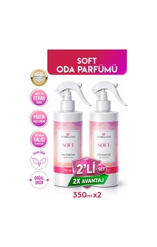 Doğal Kötü Koku Engelleyici Oda Parfümü Soft 2'li Set Doğal Kötü Koku Engelleyici Oda Parfümü Soft 2'li Set